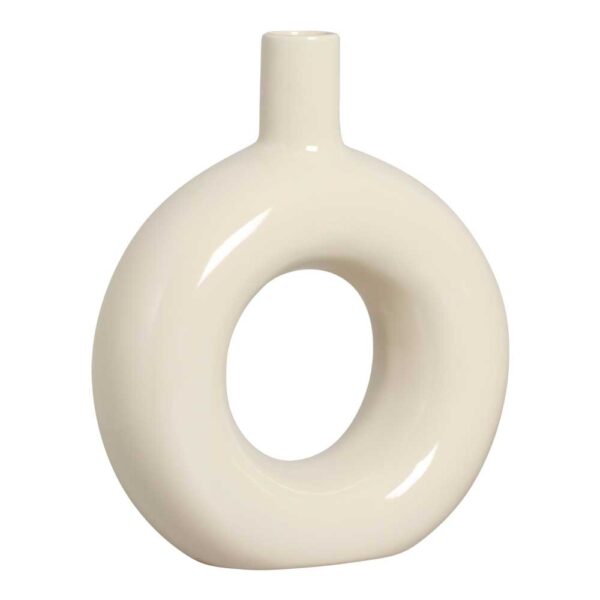 VASO REDONDO M LINHA GEOMETRIA OFF WHITE