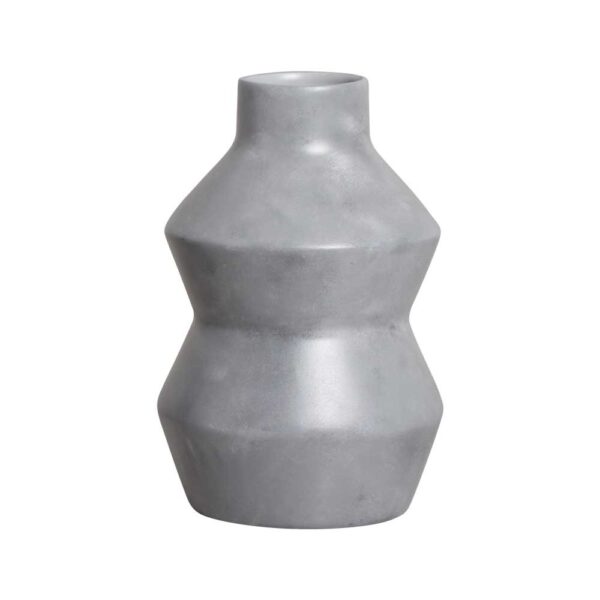 VASO MODERNO LINHA GEOMETRIA CIMENTO