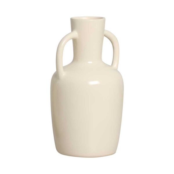 VASO ÂNFORA LINHA GEOMETRIA OFF WHITE