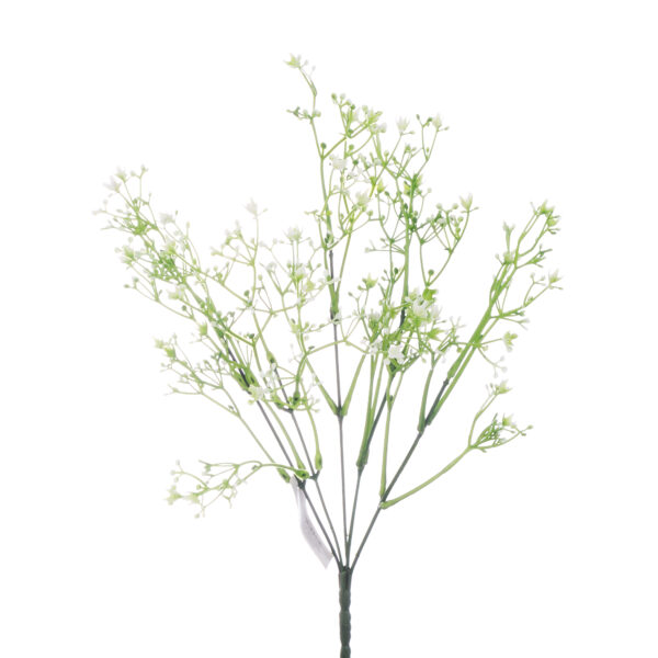 BUQUÊ COMPLEMENTO 35CM - BRANCO E VERDE