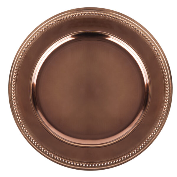 SOUSPLAT DE PLASTICO LISO MARRON 33 CM