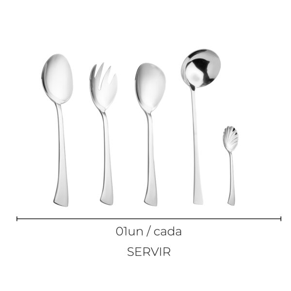 FAQUEIRO 101 PEÇAS DE AÇO INOX SEM ESTOJO BERNA - WOLFF - Image 3
