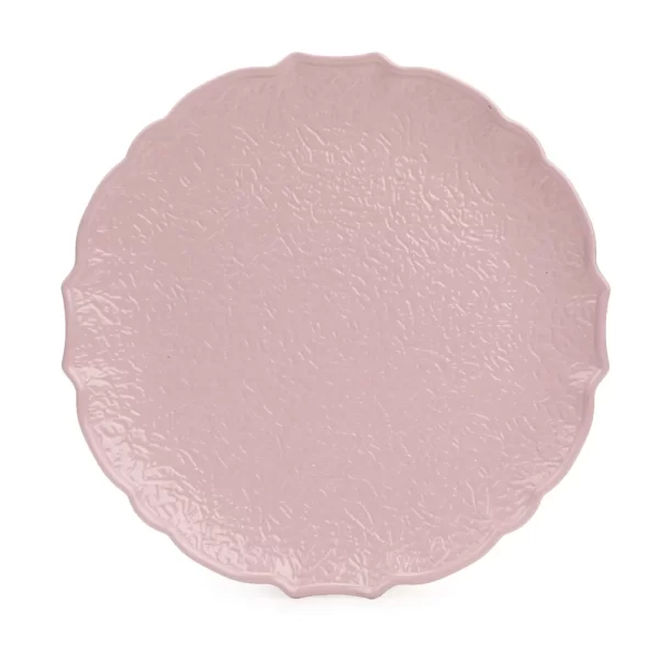Sousplat Texturizado Rosa 33 CM