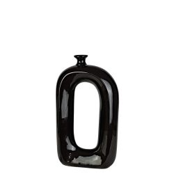 VASO RETANGULAR LEAKED PRETO M