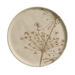 Prato De Sobremesa Bio Stoneware Cyperus 6 unid Ø21,5cm