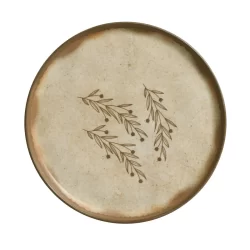 Prato De Sobremesa Bio Stoneware Nativa 6 unid Ø21,5cm
