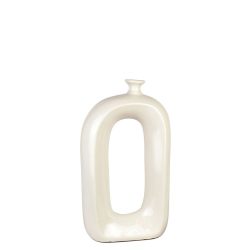 Vaso Retangular Leaked Off-White