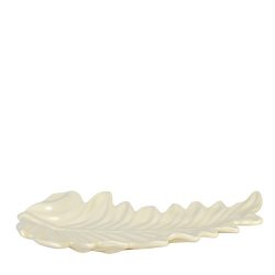 Centro de Mesa Leaves Off-White
