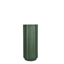 Vaso Cilíndrico Blades Verde Musgo Matte G