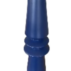 Vaso Classic Cilíndrico Industrial Azul Matte M
